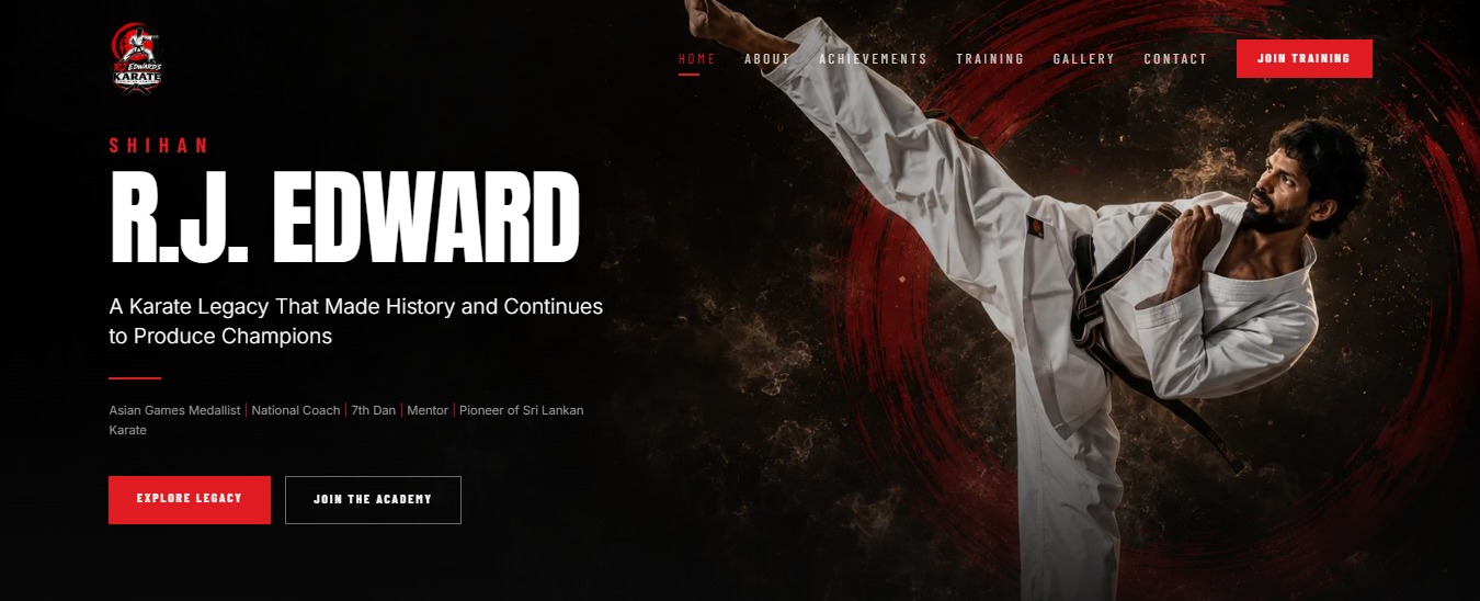 R.J. Edward Karate preview